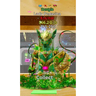 Lvl 250 Lady Pegasina Jungle 4 Traits 66.2Qi/s
