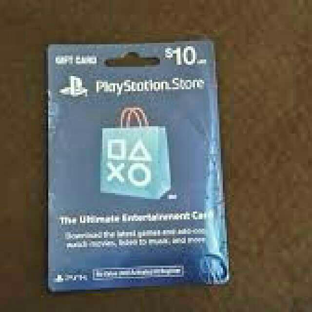 $10 playstation gift card