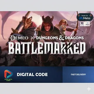 🐉 Demeo x D&D: Battlemarked - OFFICIAL Meta Quest Code - The Ultimate VR Tabletop RPG! ⚔️
