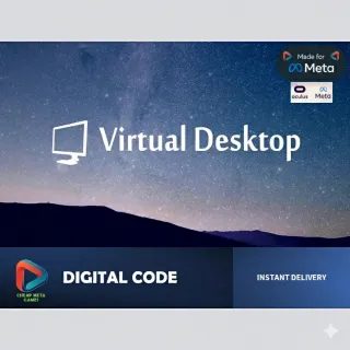 🖥️ Virtual Desktop - Official Meta Quest Code - Play PCVR Wirelessly! 💥