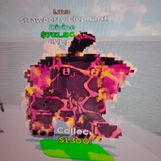strawberry elephant lava a