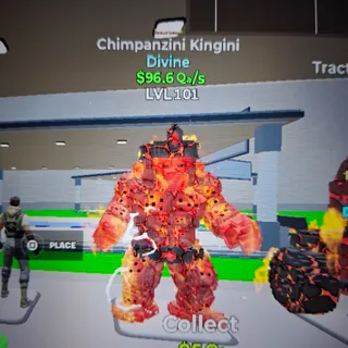 Chimpanzini Kingini Lava t