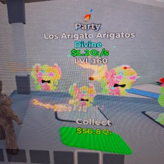 Los Arigatos Party with trait m