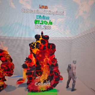 Cobranini Kingini Lava 7.2Qi/s Lvl 200 