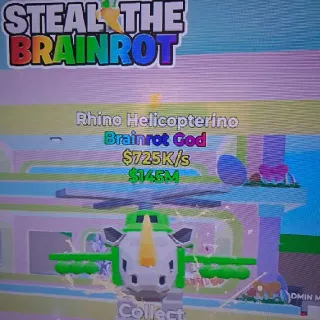 Fortnite Steal The Brainrot: Rhino Helicopter