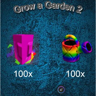 🌈 100x Rainbow Seeds + 100x Super Watering Cans | Fast Delivery | Best Value | Roblox Grow a Garden 🌱💧