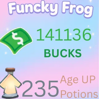 141136 buck, 235 ageup portions.