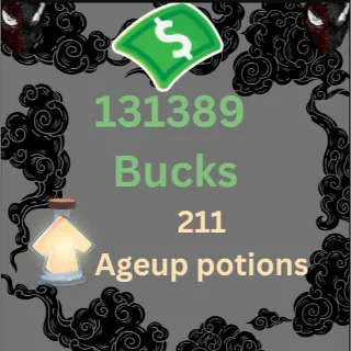 131389 buck, 211 ageup portions.