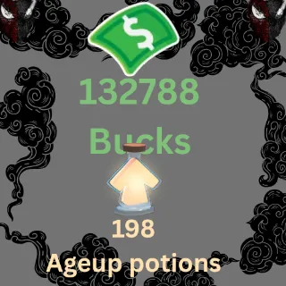 132788 buck,  198 ageup portions.