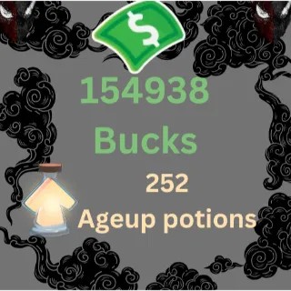 154938 buck, 252 ageup portions.