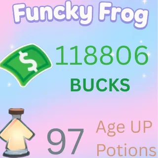 118806 buck, 97 ageup portions.