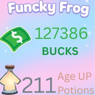 127386 buck, 211 ageup portions.