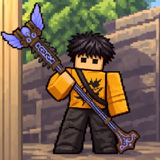 [🟣𝕊𝕌ℙ𝔼ℝ ℝ𝔸ℝ𝔼🟣] Staff of the North - Mage Class Weapon - Dungeon Quest Reborn