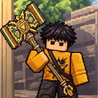[⭐𝕃𝔼𝔾𝔼ℕ𝔻𝔸ℝ𝕐⭐] Mjolnir - Warrior Class Weapon - Dungeon Quest Reborn