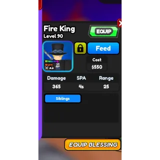 FIREKING SABO|ALL STAR TOWER DEFENSE