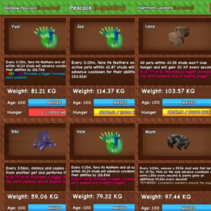 PET BUNDLE | PEACOCK +++