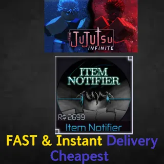 JUJUTSU INFINITE Item Notifier