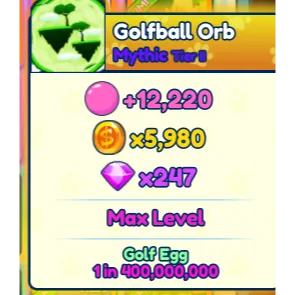 Shiny Mythic Golfball Orb