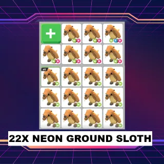 22X N/F/R GROUND SLOTH