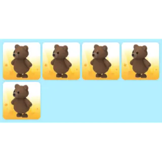ADOPT ME | 5X BROWN BEAR