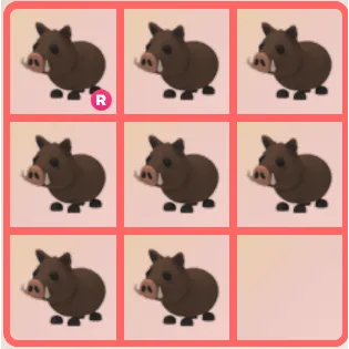 ADOPT ME | 8X WILD BOAR