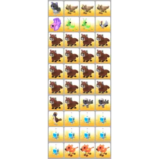 INSTANT DELIVERY - ADOPT ME PET BUNDLE #6