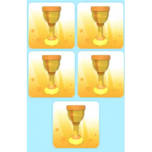 INSTANT DELIVERY - ADOPT ME | 5X GOLDEN GOBLET TOY