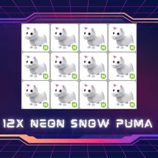 12X NEON SNOW PUMA