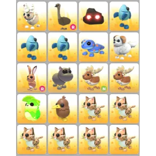 INSTANT DELIVERY - ADOPT ME RARE PET BUNDLE #8