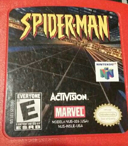 spiderman n64 cartridge