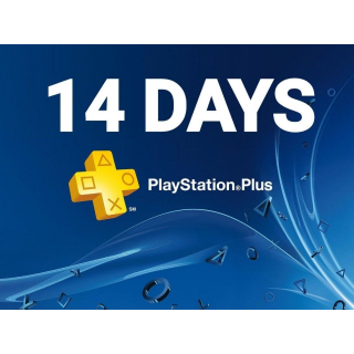 playstation 4 plus 14 day