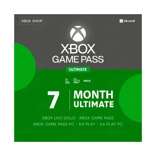 Xbox Game Pass Ultimate 7 Month united states Digital Code read description