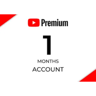 youtube premium 1 month account.