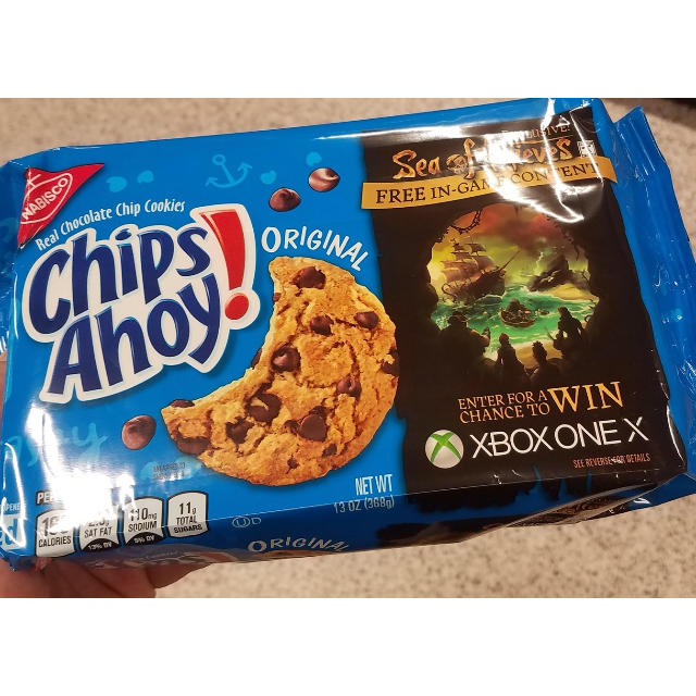 Sea of Thieves Chips Ahoy Exclusive ingame items. All four codes! XBox 360 Games Gameflip