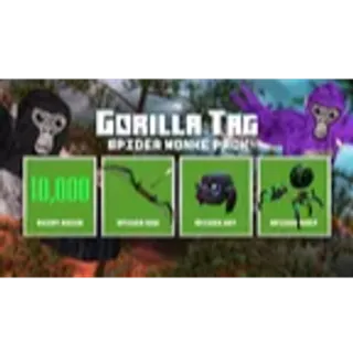 GORILLA TAG: SPIDER MONKE PACK - Official Code