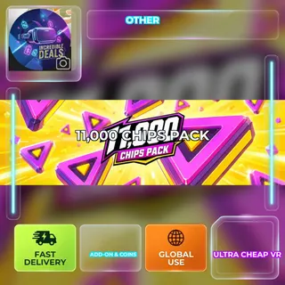 HERO X HERO: 11,000 CHIPS PACK - Official Code