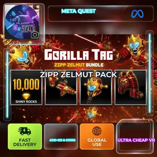 GORILLA TAG: ZIPP ZELMUT PACK - Meta Quest