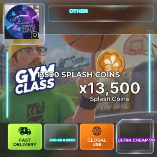 GYM CLASS: 13500 SPLASH COINS - Official Code