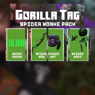 GORILLA TAG: SPIDER MONKE PACK - Official Code