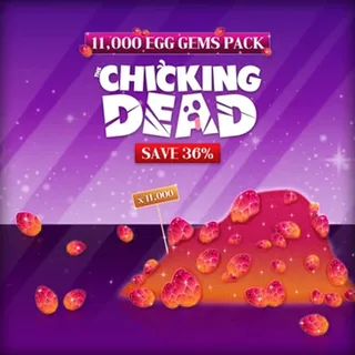 🐥ChicKing Dead + Egg Gems Pack - 11,000 Egg Gems - Official Code