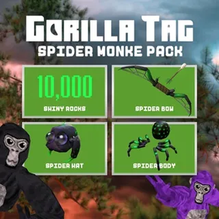 Gorilla Tag VR - Spider Monke Pack - Official Code