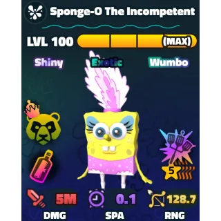 5 Star SW Sponge-O The Incompetent NC HDS | SpongeBob Tower Defense