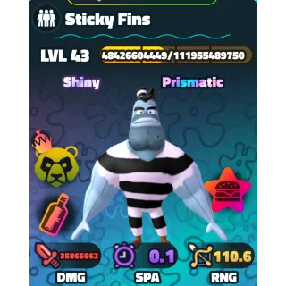 Shiny NC PP Sticky Fins | SpongeBob Tower Defense