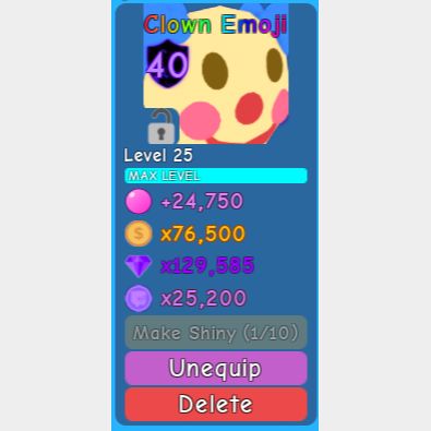 Pet Clown Emoji Bgs In Game Items Gameflip - emoji clown roblox