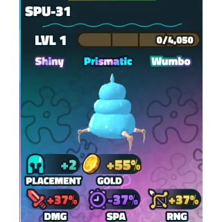 SW SPU-31 Gold Serial | SpongeBob Tower Defense