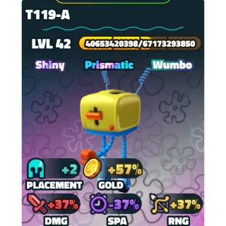 SW T119-A Gold Serial | SpongeBob Tower Defense