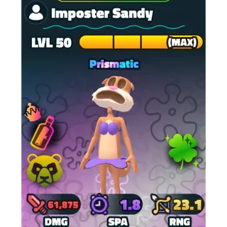 Imposter Sandy NC LOI | SPONGEBOB TOWER DEFENSE
