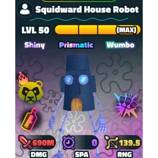 SW Squidward House Robot NC HDS Rainbow Serial | SPONGEBOB TOWER DEFENSE