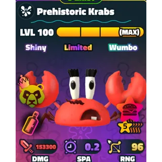5 star SW Prehistoric Krabs NC PP | SpongeBob Tower Defense