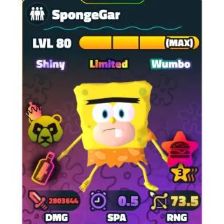 3 Star SW Spongegar NC PP | SpongeBob Tower Defense